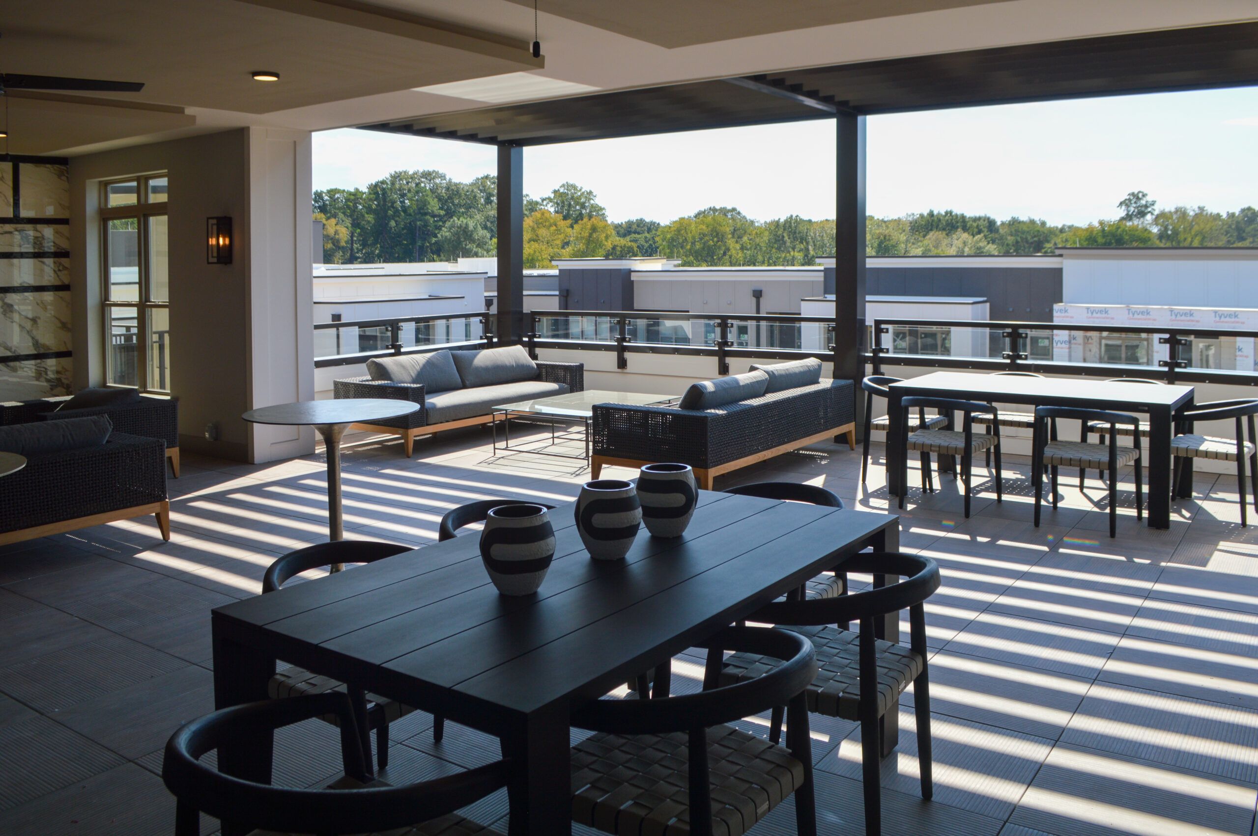 Sky lounge at Providence Row Apartments