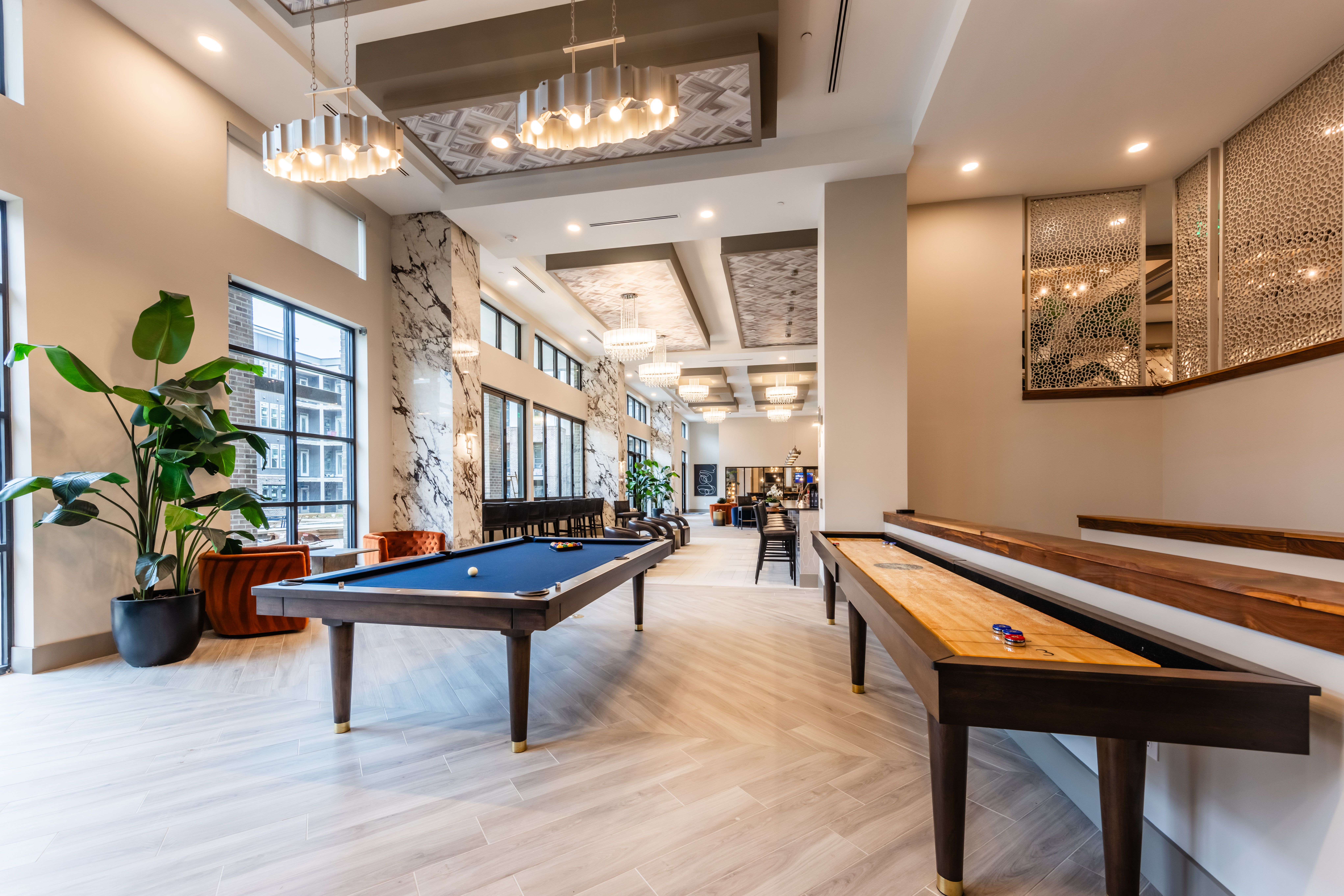 Billiards and barista bar